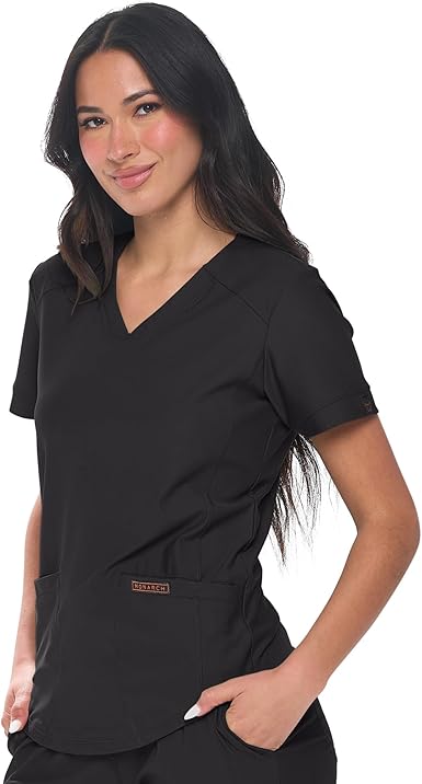 Women's Scrub Top Max Stretch 2 Pocket Scrub Top for Women