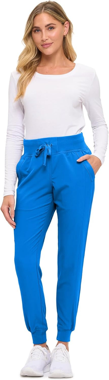 Monarch Uniforms Women's Soft Stretch Jogger Scrub Pants – Ultra Comfortable, Flexible Medical Uniform Pants - Royal Blue