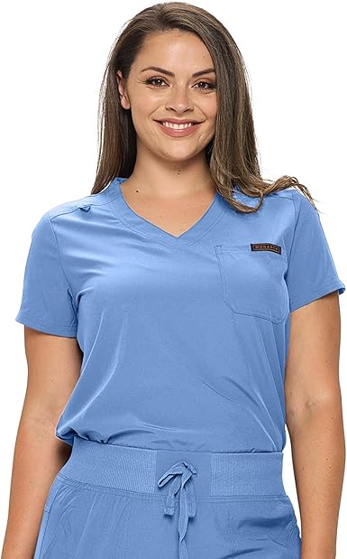 Women's Scrub Top One Pocket Tuck in Scrub Top for Women