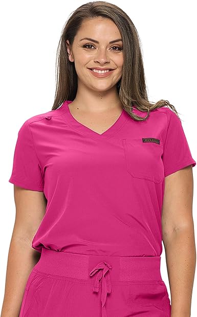 Women's Scrub Top One Pocket Tuck in Scrub Top for Women