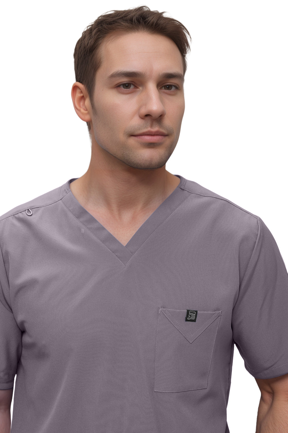 Monarch Uniforms Men's Scrub Set V-Neck Scrub Sets with Nine Large Pockets