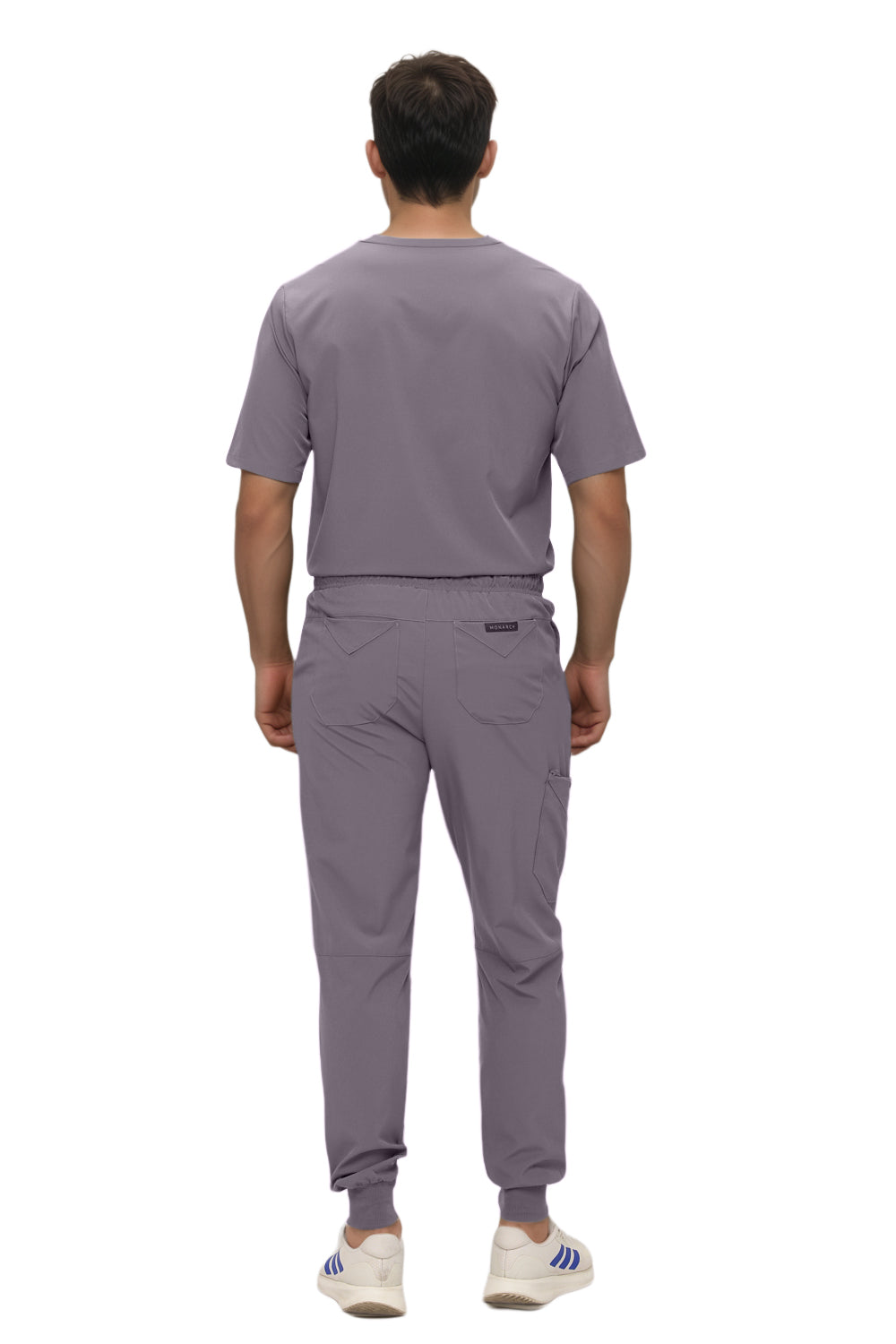 Monarch Uniforms Men's Jogger Scrub Set Tuck-in Scrubs for Men with Jogger Pants and One Pocket Top