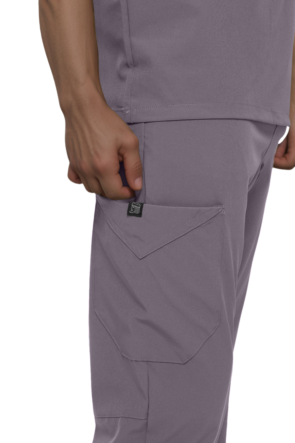 Monarch Uniforms Men's Jogger Scrub Set Tuck-in Scrubs for Men with Jogger Pants and One Pocket Top