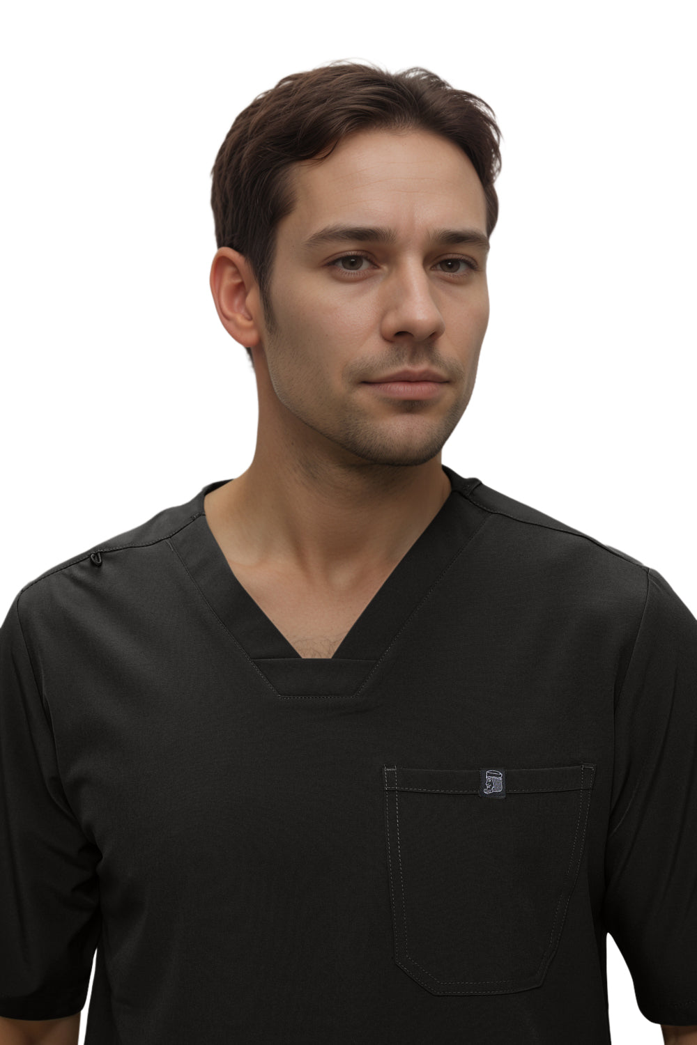 Monarch Uniforms Men's Jogger Scrub Set Tuck-in Scrubs for Men with Jogger Pants and One Pocket Top