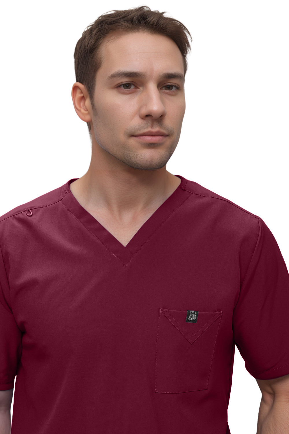 Monarch Uniforms Men's Scrub Set V-Neck Scrub Sets with Nine Large Pockets