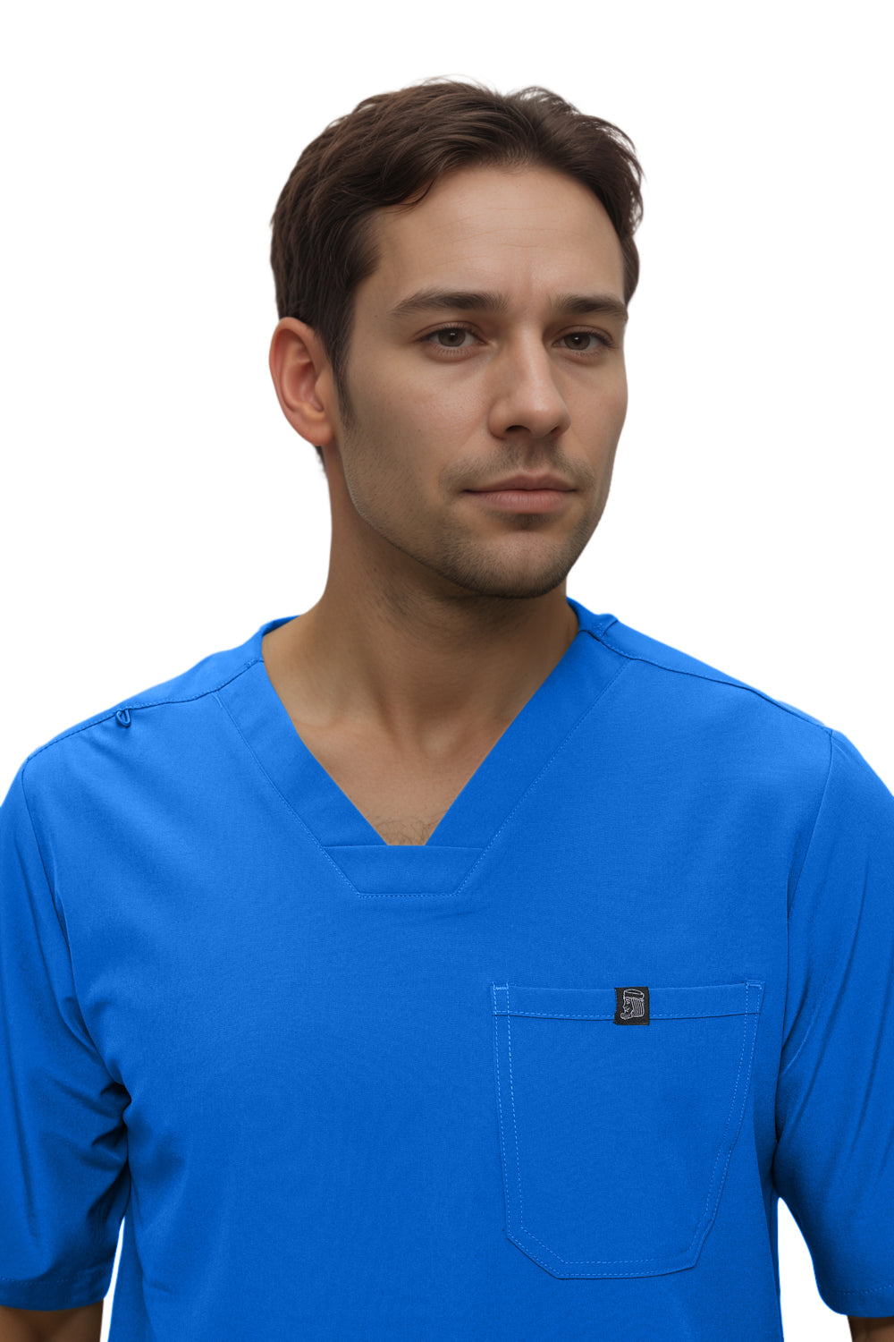 Monarch Uniforms Men's Jogger Scrub Set Tuck-in Scrubs for Men with Jogger Pants and One Pocket Top