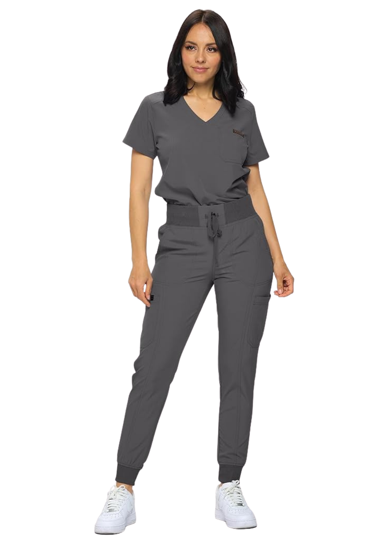 Women's Jogger Scrub Set with Tuck-In Top