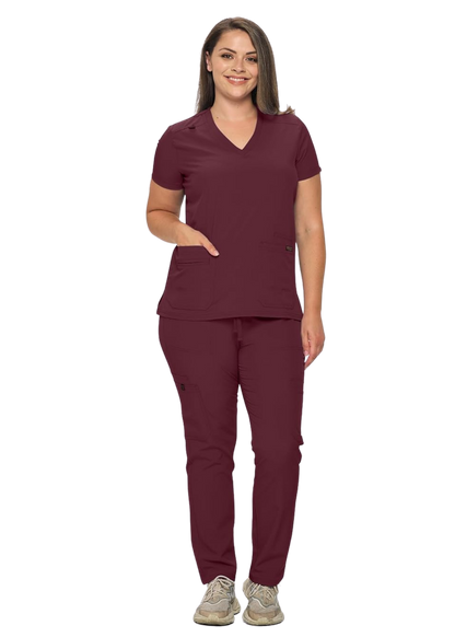Petite Scrub Sets Stretchy Scrubs for Women Set of Scrub Top and Scrub pants