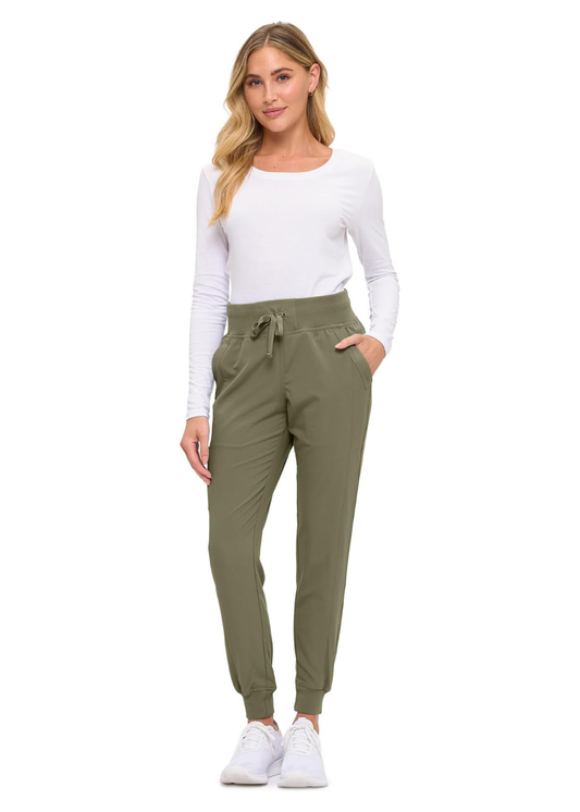 Women’s Soft Stretch Jogger Scrub Pants – Ultra Comfortable, Flexible Medical Uniform Pants